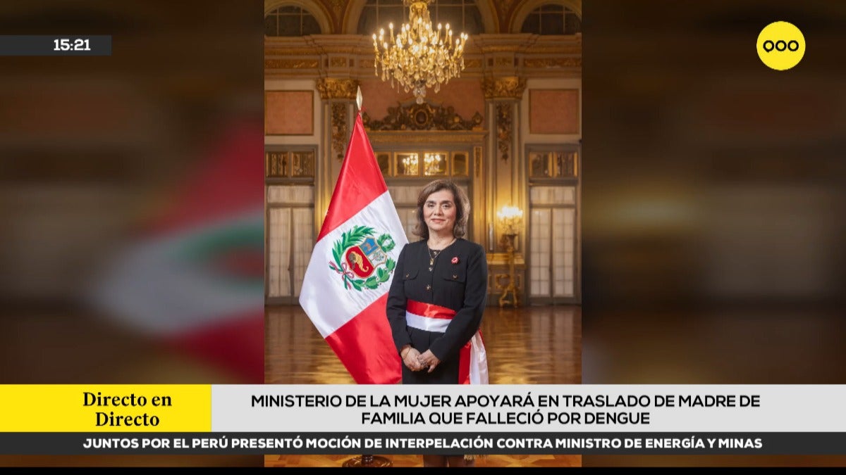 La ministra de la mujer, María Seminario, habló con RPP para anunciar la ayuda a la familia