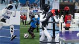 Corren, saltan, boxean y hasta bailan breakdance: China acoge los Juegos Mundiales de Robots Humanoides [GALERÍA]