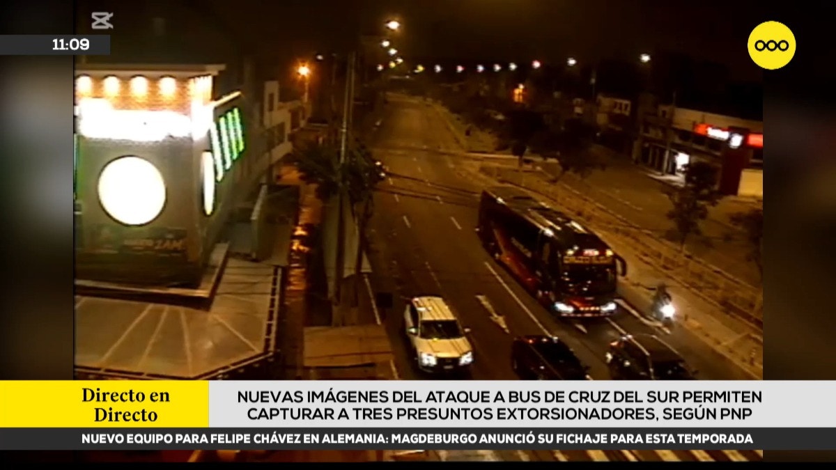 Evidencia de Ataque a Cruz del Sur: nuevas imágenes permiten identificar y capturar a tres presuntos extorsionadores, según PNP