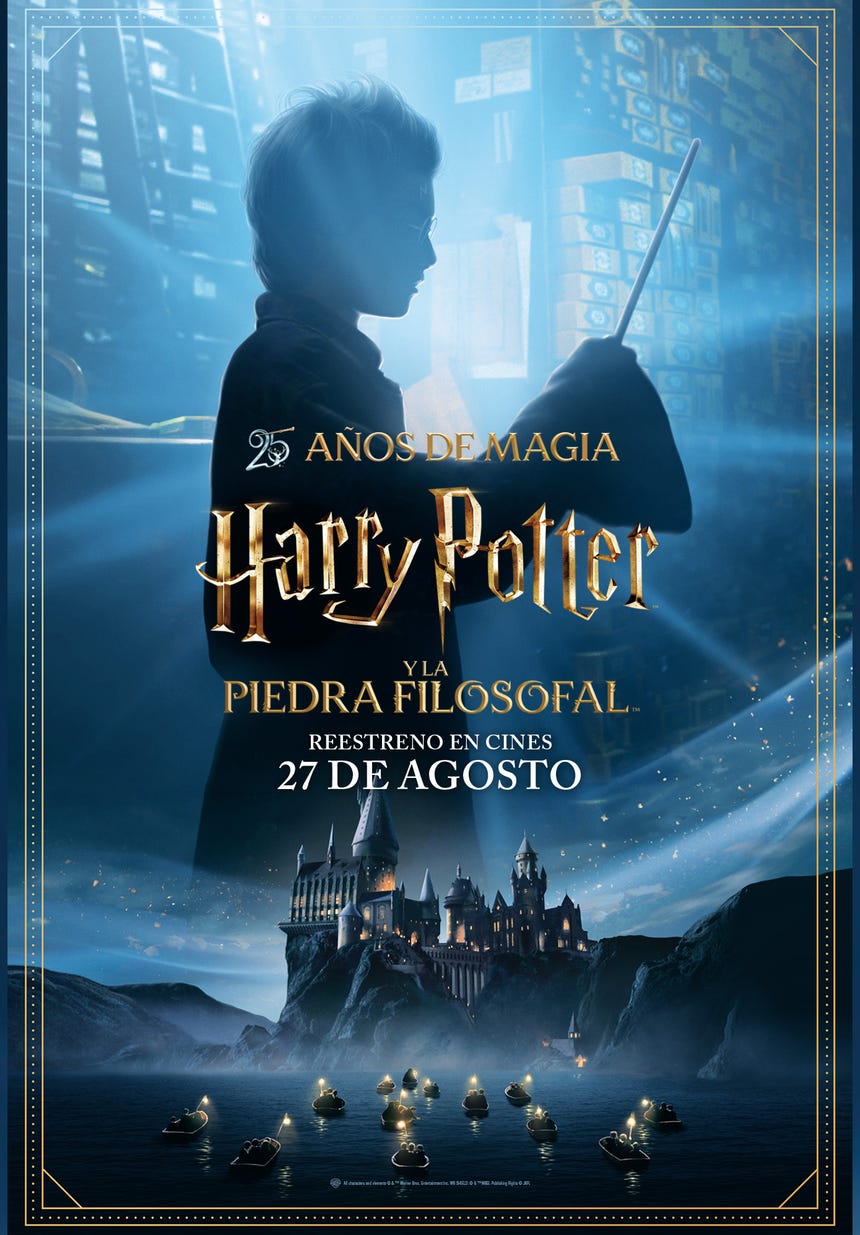 ‘Harry Potter y la Piedra Filosofal’ vuelve a los cines por sus 25 años.