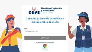 ¿Dónde te toca votar en las Elecciones Regionales y Municipales 2026? Consulta AQUÍ con tu DNI