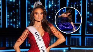Audrey Eckert, Miss USA 2025, sufre dos caídas antes de entregar su corona [VIDEO]