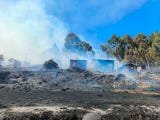 Al menos 10 hectáreas afectadas tras incendio forestal en Moho.