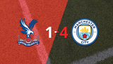 Premier League: Manchester City derrota 4-1 a Crystal Palace gracias a los dobletes de Rayan Cherki y Erling Haaland