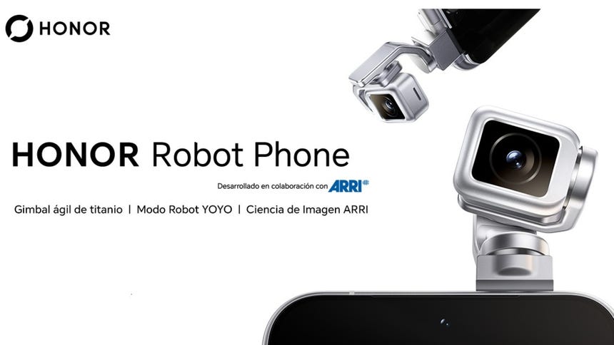 Conoce más del HONOR Robot Phone, primer smartphone con gimbal integrado