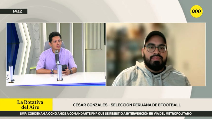 César Gonzáles explicó cómo fue la clasificación de Perú al FIFAe Finals 2026.