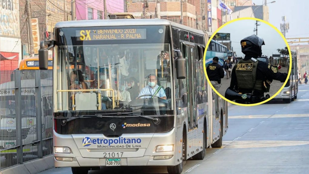 SMP: condenan a ocho años a comandante PNP que se resistió a intervención en vía del Metropolitano