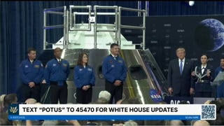 Donald Trump entrega la Medalla de Honor Espacial a los cuatro astronautas de Artemis II