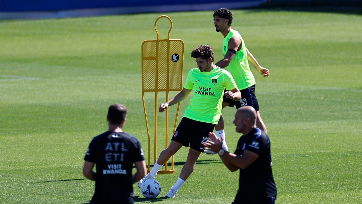 Se acabó la novela: Julián Alvarez retomó los entrenamientos con el grupo del Atlético de Madrid