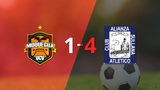 Liga 1: Alianza Atlético lo dio vuelta y festejó con una goleada 4-1 ante Deportivo Moquegua