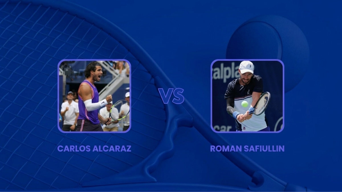 Carlos Alcaraz vs Roman Safiullin: ¿a qué hora juegan y dónde ver primera ronda US Open 2026?
