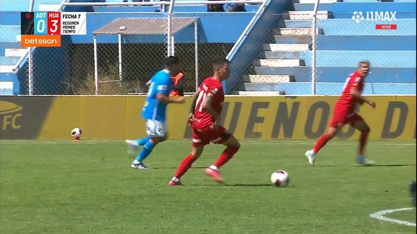 Javier Sanguinetti destacó en el conjunto de Sport Huancayo.