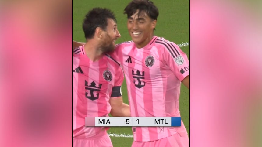 Los goles de Lionel Messi en la goleada del Inter Miami.