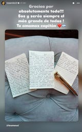 Gracias por absolutamente todo. Sos y serás siempre el más grande de todos. Te amamos capitán, indicó Leandro Paredes.