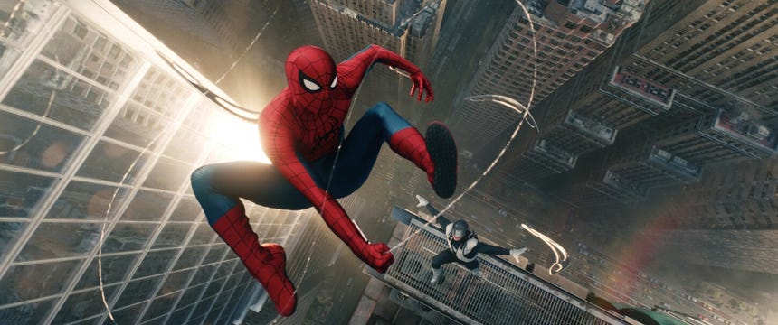 Tom Holland y Zendaya interpretan a Peter Parker y MJ en 'Spider-Man: Un nuevo día'.