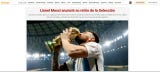 Infobae anuncia el retiro de Messi besando la copa del Mundo del año 2022.