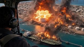 Trump publica un video de IA que muestra destrucción de la isla iraní de Jarg
