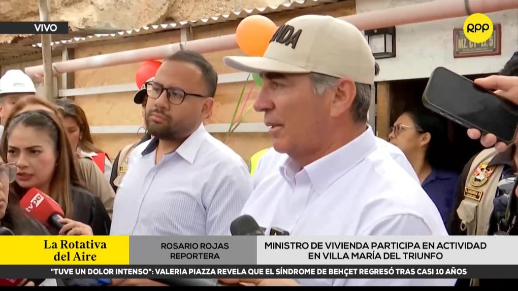 Reestructuración de Sedapal iniciará con nuevo directorio a partir del 4 de septiembre, asegura ministro de Vivienda