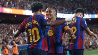 Con doblete de Yamal y Raphinha, Barcelona goleó 5-2 a Rayo Vallecano por la fecha 3 de LaLiga [VIDEO]