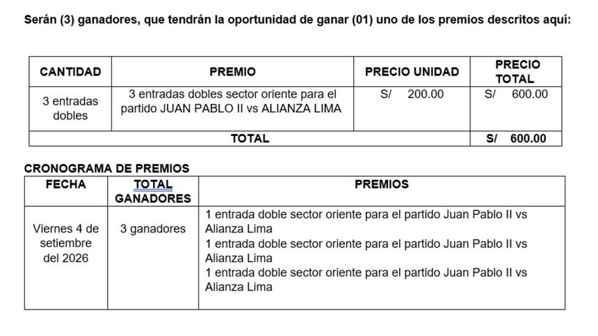 DATOS DEL PREMIO