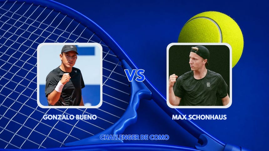 Gonzalo Bueno vs Max Schonhaus EN VIVO | Guía de TV Challenger de Como