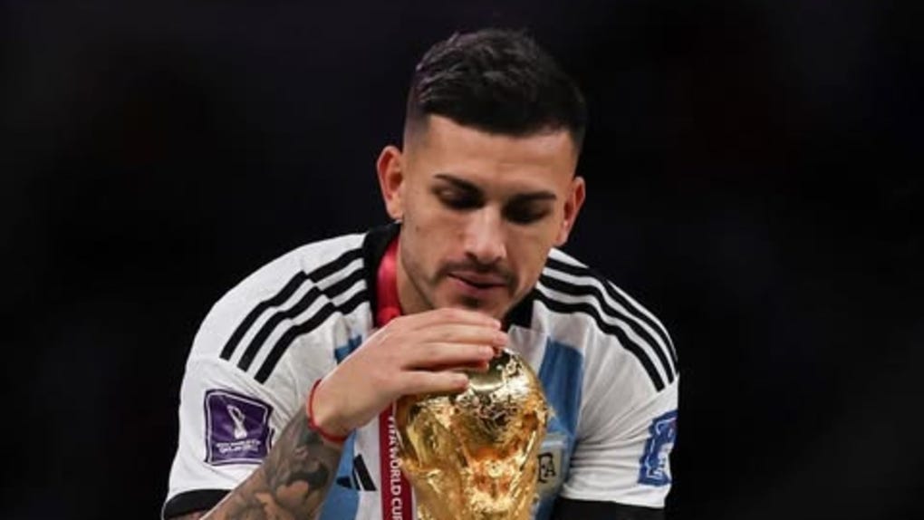 Leandro Parede fue campeón del mundo en Qatar.