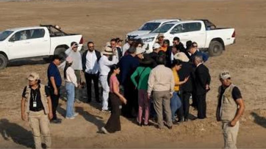 Pampas de Pimentel tendrán cuatro accesos, uno especial y exclusivo para el papa León XIV. Comisión técnica de Cancillería trabaja en los terrenos elegidos para la misa multitudinaria.
