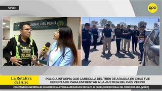 Cabecilla del 'Tren de Aragua' capturado en Lima fue entregado a las autoridades chilenas