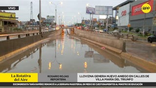 VMT: baipás de la avenida Pachacútec volvió a anegarse tras intensa llovizna de la madrugada [VIDEO]