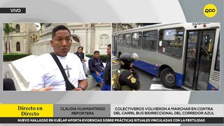 Colectiveros informales anuncian más protestas: 