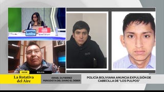 Captura de Jhonsson Pulpo, cabecilla de 'Los Pulpos', se logró tras dos meses de seguimiento, informó periodista en Bolivia