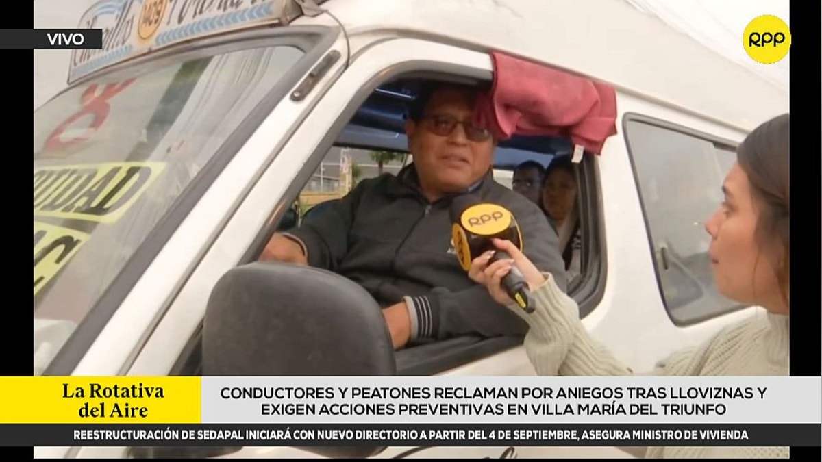 Conductores y transeúntes expresan malestar por constantes aniegos en el baipás de la avenida Pachacútec
