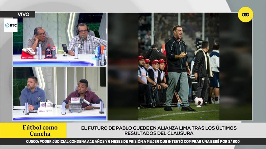 Pablo Guede y su momento actual en Alianza Lima.