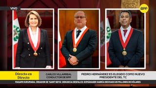 Magistrado Pedro Hernández Chávez fue elegido nuevo presidente del Tribunal Constitucional