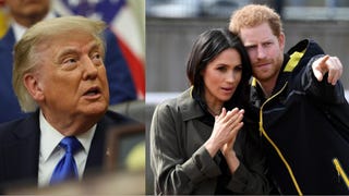 Donald Trump dice que si él fuera la familia real británica no acogería a Enrique y Meghan