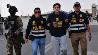 'Jhonsson Pulpo' permanece detenido en sede de la Dirección de Investigación de Lavado de Activos
