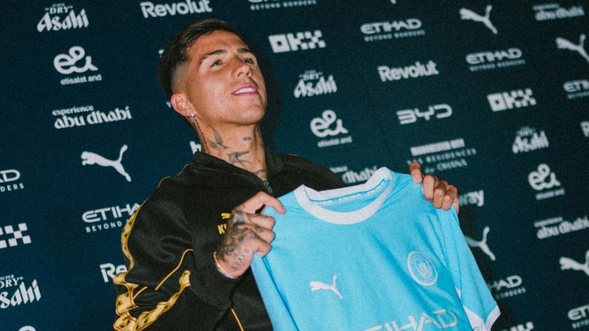 Enzo Fernández tras fichar por el Manchester City: 