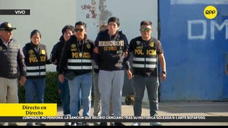 Jhonsson Cruz, cabecilla de 'Los Pulpos', parte de Puno rumbo a Lima bajo resguardo policial [VIDEO]