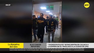 ‘Jhonsson Pulpo’ pasó la noche en Juliaca, a la espera de su traslado a Lima