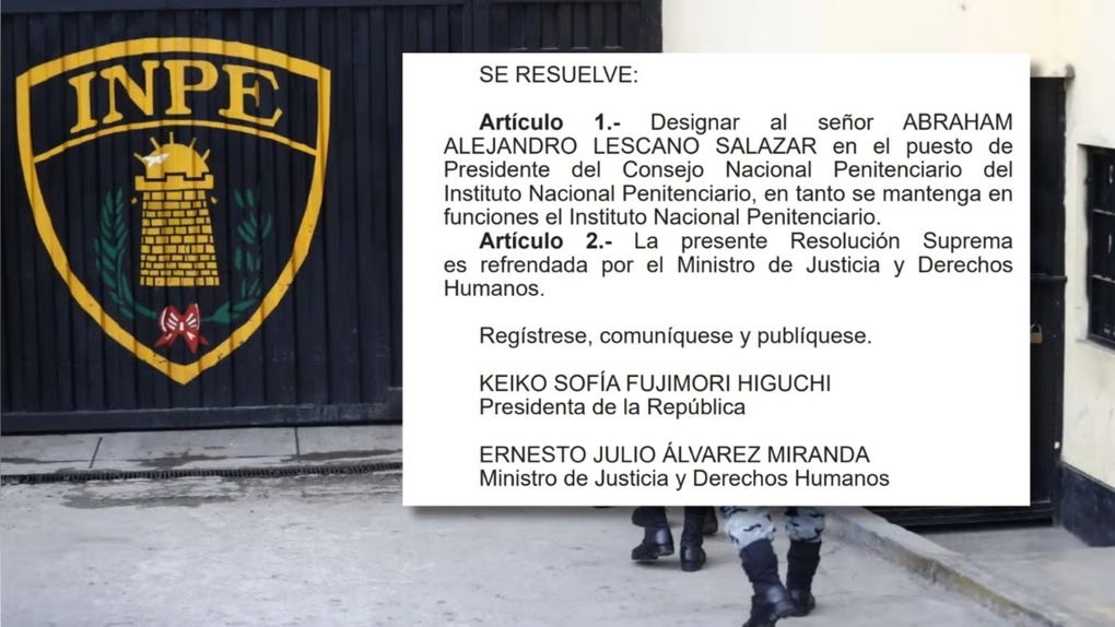 Keiko Fujimori nombró a oficial en retiro de la FAP como jefe del INPE.