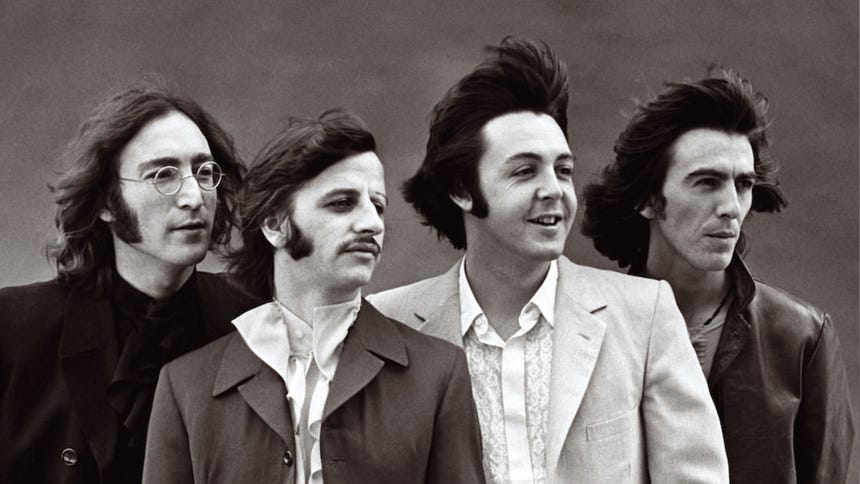 John Lennon, George Harrison, Paul McCartney y Ringo Starr.