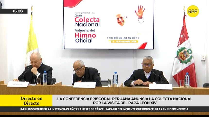La Conferencia Episcopal Peruana anuncia la colecta nacional por la visita del Papa León XIV