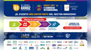 Chiclayo será sede de la II EXPOARROZ 2026, el importante encuentro internacional del sector arrocero