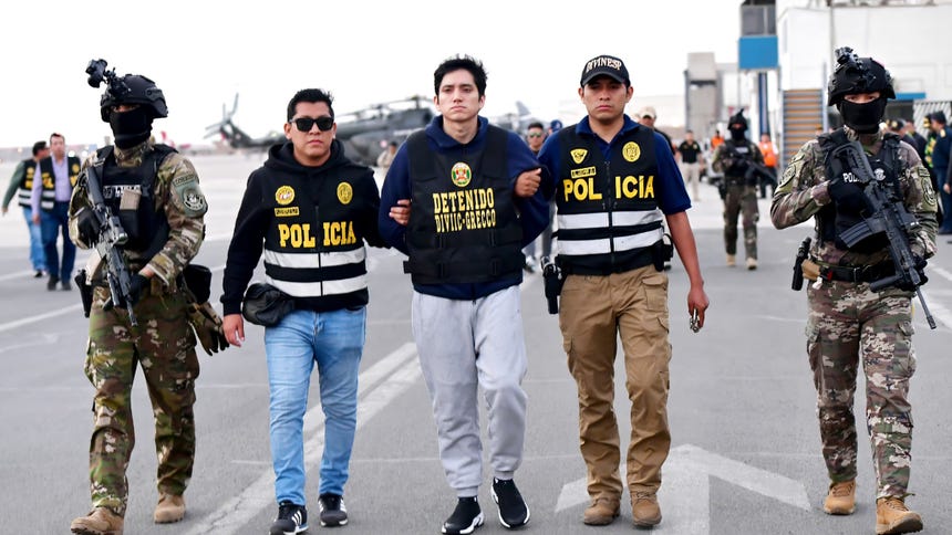 Jhonsson Cruz, cabecilla de Los Pulpos, estará 15 días detenido en la Dircote y luego será enviado a un penal, dice PNP