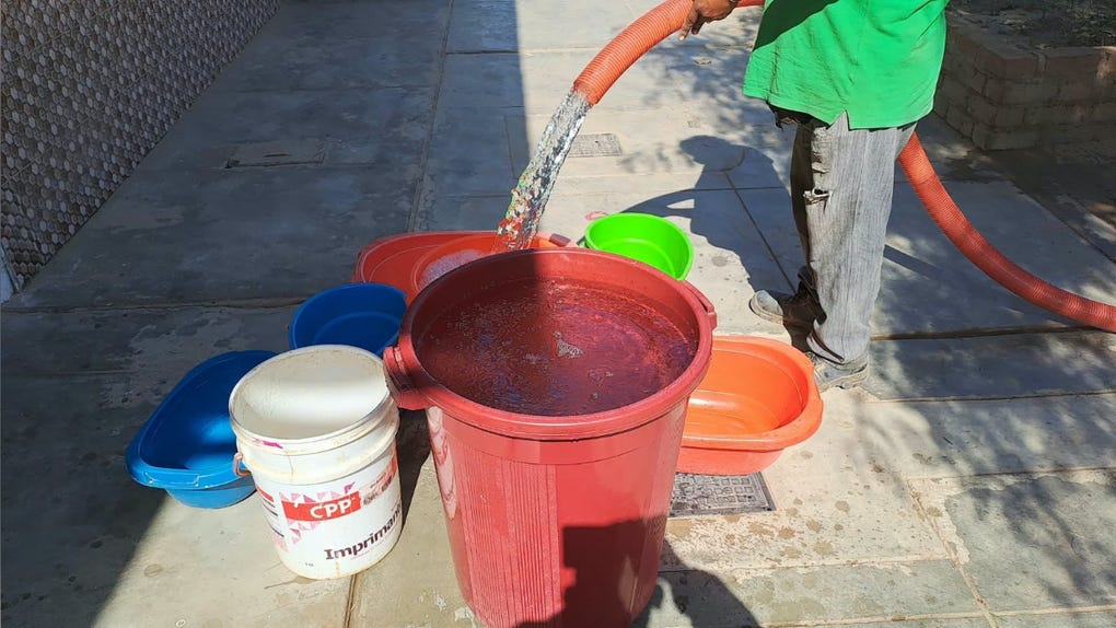 El deficit hídrico podría conllevar a un racionamiento de la dotación de agua potable a la población.