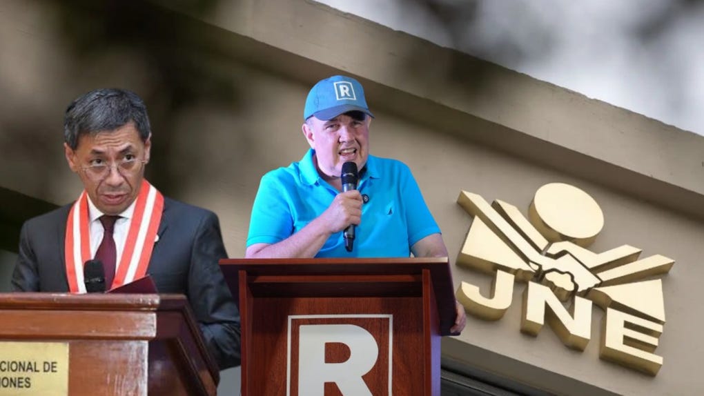 Renovación Popular pide al JNE mantener la candidatura de Rafael López Aliaga y apartar del caso al magistrado Gunther Gonzales Barrón.