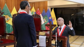 Pedro Hernández juró como nuevo presidente del Tribunal Constitucional
