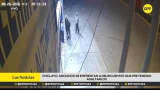 Lambayeque: adultos mayores enfrentan a delincuentes y frustran asalto en Chiclayo