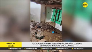 Huancavelica: lluvias intensas causan daños y colapso de viviendas en Salcahuasi