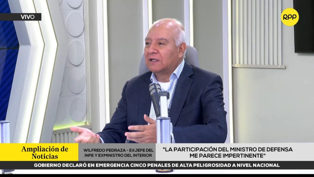Wilfredo Pedraza señala que participación de Ministro de Defensa en detención en Trujilo fue 